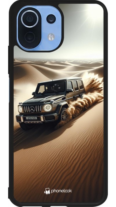 Coque Xiaomi Mi 11 Lite 5G - Silicone rigide noir Mercedes G Drift Desert