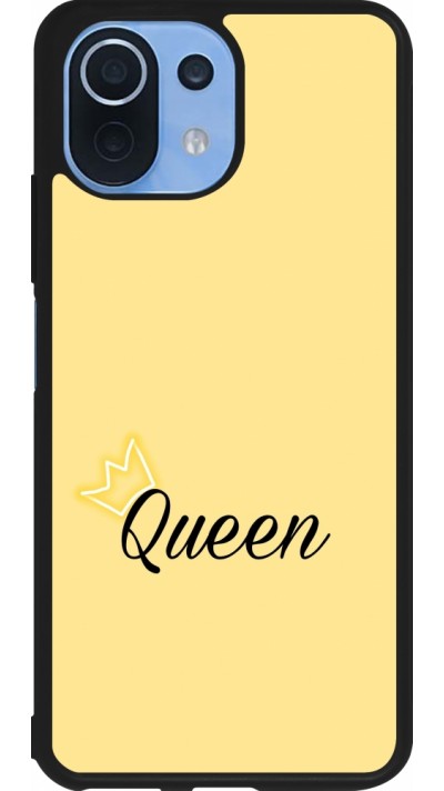 Coque Xiaomi Mi 11 Lite 5G - Silicone rigide noir Mom 2024 Queen