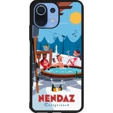 Coque Xiaomi Mi 11 Lite 5G - Silicone rigide noir Nendaz Mountain Jacuzzi