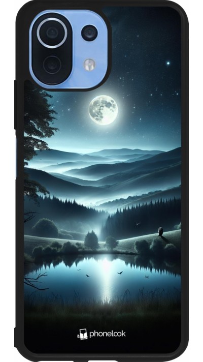 Coque Xiaomi Mi 11 Lite 5G - Silicone rigide noir Night Sky View