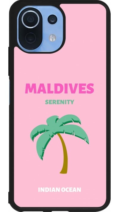 Coque Xiaomi Mi 11 Lite 5G - Silicone rigide noir Pop Summer Destination Maldives