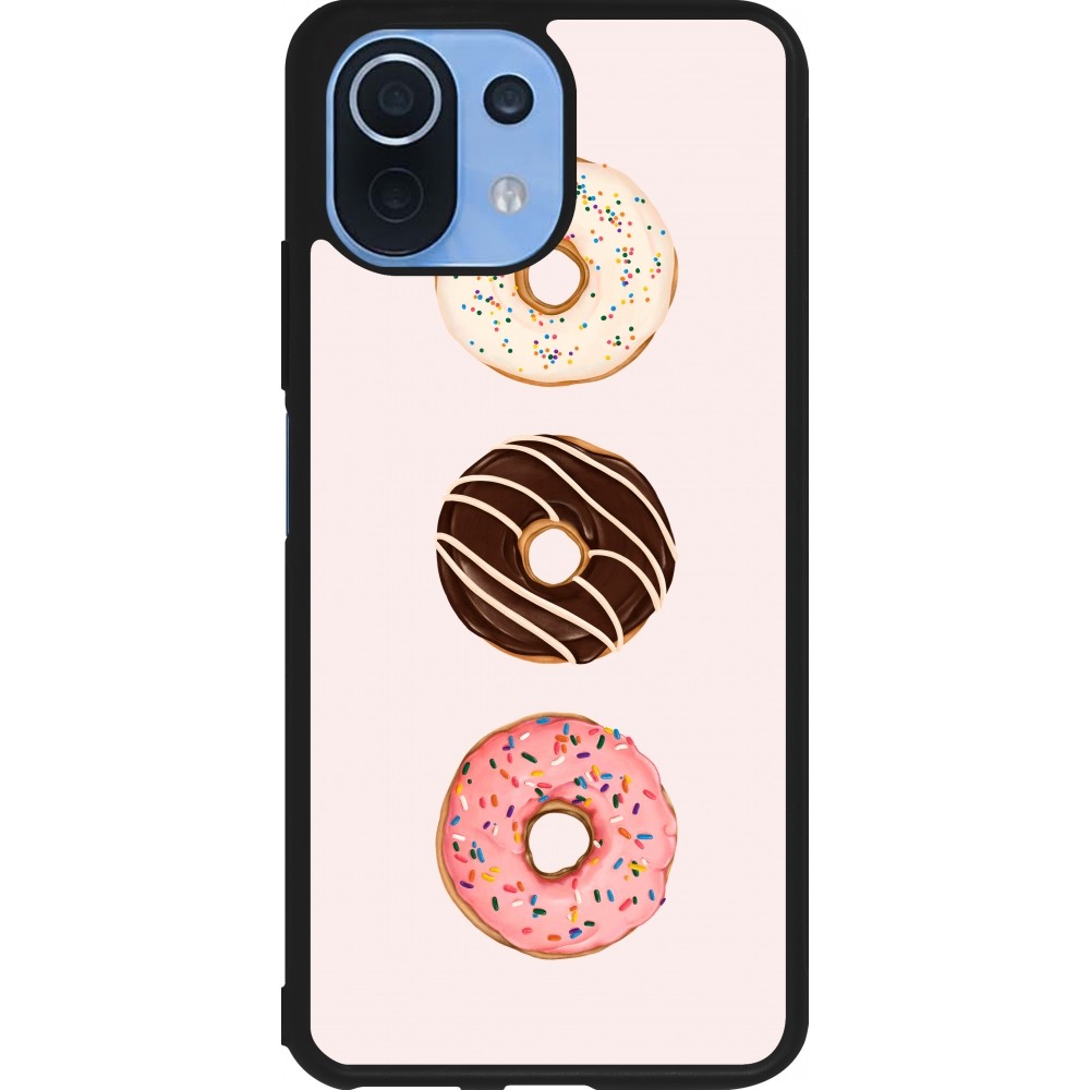 Coque Xiaomi Mi 11 Lite 5G - Silicone rigide noir Spring 23 donuts