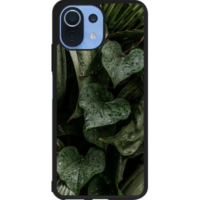 Coque Xiaomi Mi 11 Lite 5G - Silicone rigide noir Spring 23 fresh plants