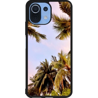 Coque Xiaomi Mi 11 Lite 5G - Silicone rigide noir Summer 2023 palm tree vibe