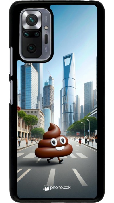 Coque Xiaomi Redmi Note 10 Pro - Emoji Caca walk