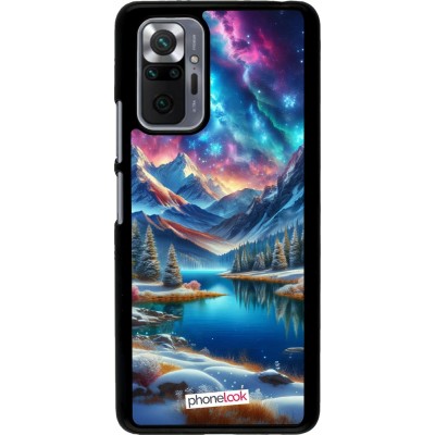 Coque Xiaomi Redmi Note 10 Pro - Fantasy Mountain Lake Sky Stars