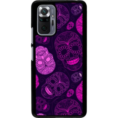 Coque Xiaomi Redmi Note 10 Pro - Halloween 2023 pink skulls