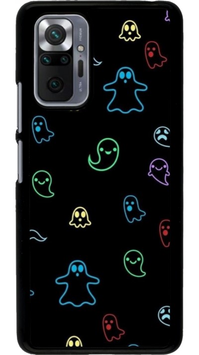 Coque Xiaomi Redmi Note 10 Pro - Halloween 2024 colorful ghosts