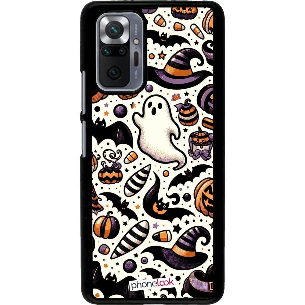 Coque Xiaomi Redmi Note 10 Pro - Halloween 2024 Cute Pattern