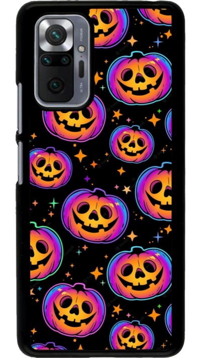 Coque Xiaomi Redmi Note 10 Pro - Halloween 2024 rainbow pumpkins