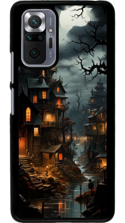 Coque Xiaomi Redmi Note 10 Pro - Halloween 2024 scary town