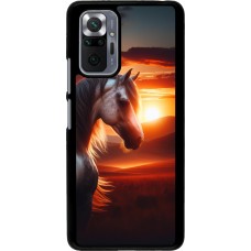 Coque Xiaomi Redmi Note 10 Pro - Majestic Sunset Horse