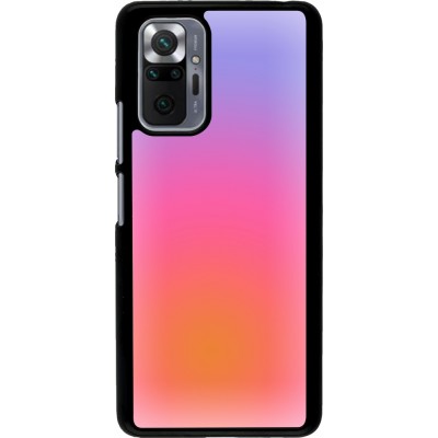 Coque Xiaomi Redmi Note 10 Pro - Orange Pink Blue Gradient