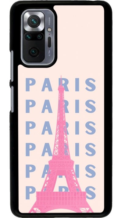 Coque Xiaomi Redmi Note 10 Pro - Paris Pink Print