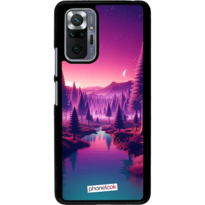 Coque Xiaomi Redmi Note 10 Pro - Paysage Violet-Rose