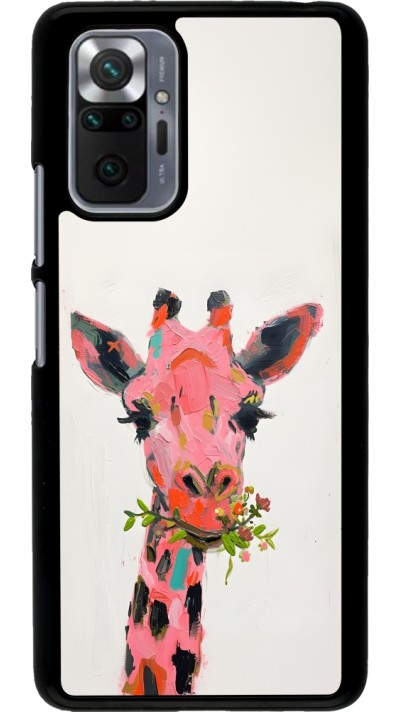 Coque Xiaomi Redmi Note 10 Pro - Pink Girafe Paint