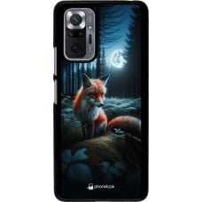 Coque Xiaomi Redmi Note 10 Pro - Renard lune forêt