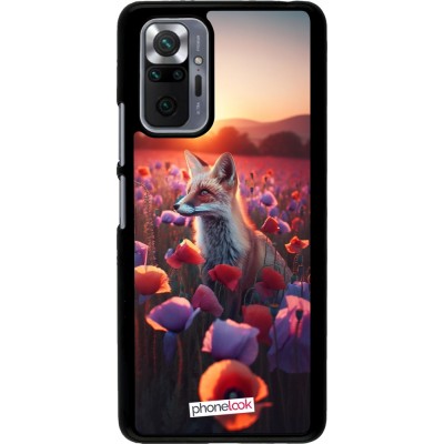 Coque Xiaomi Redmi Note 10 Pro - Renard pourpre au crépuscule