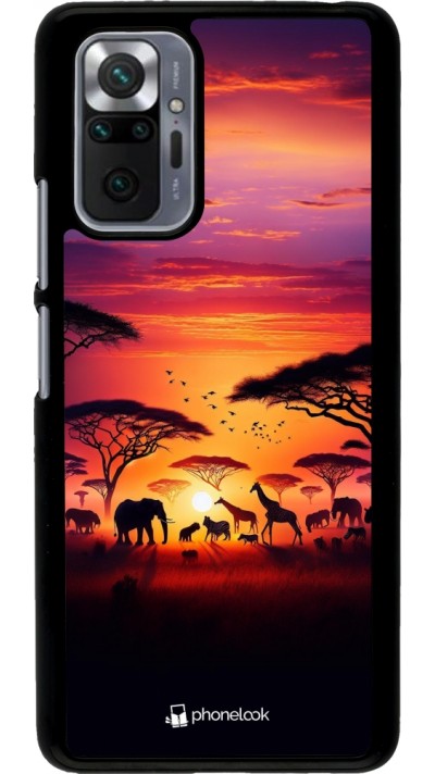 Coque Xiaomi Redmi Note 10 Pro - Safari sunset wildlife