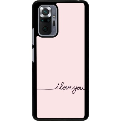 Coque Xiaomi Redmi Note 10 Pro - Valentine 2023 i love you writing