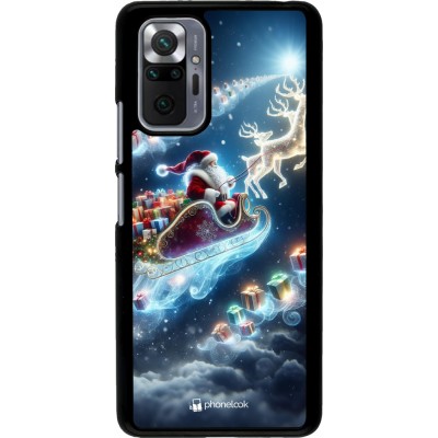 Coque Xiaomi Redmi Note 10 Pro - Noël 2023 Père Noël enchanté