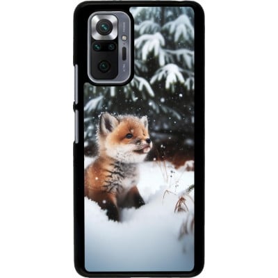 Coque Xiaomi Redmi Note 10 Pro - Noël 2023 Renardeau sapin