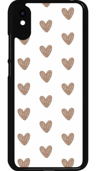 Coque Xiaomi Redmi 9A - Autumn 2024 brown hearts