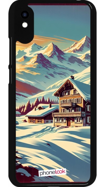 Coque Xiaomi Redmi 9A - Chalet montagne enneigée