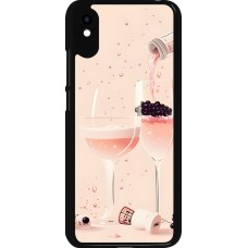 Coque Xiaomi Redmi 9A - Champagne Pouring Pink