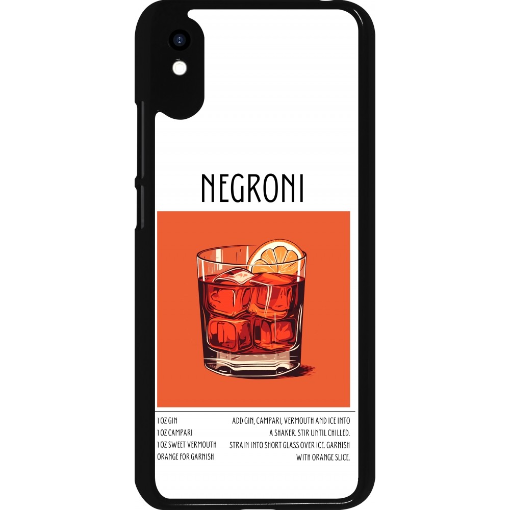 Coque Xiaomi Redmi 9A - Cocktail recette Negroni