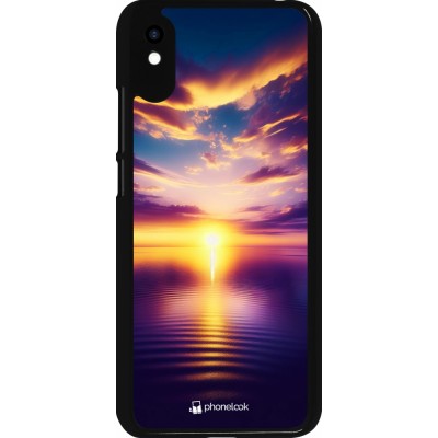 Coque Xiaomi Redmi 9A - Coucher soleil jaune violet