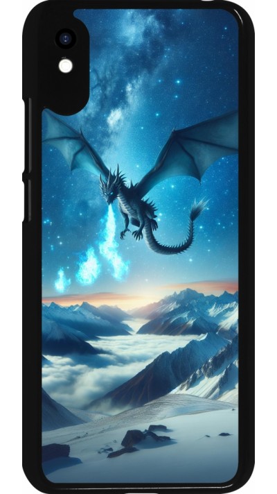 Coque Xiaomi Redmi 9A - Dragon nocturne montagne