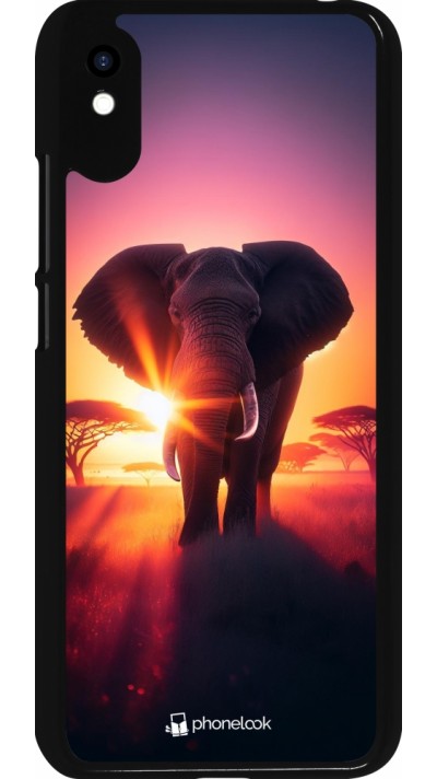 Coque Xiaomi Redmi 9A - Elephant Sunrise Beauty