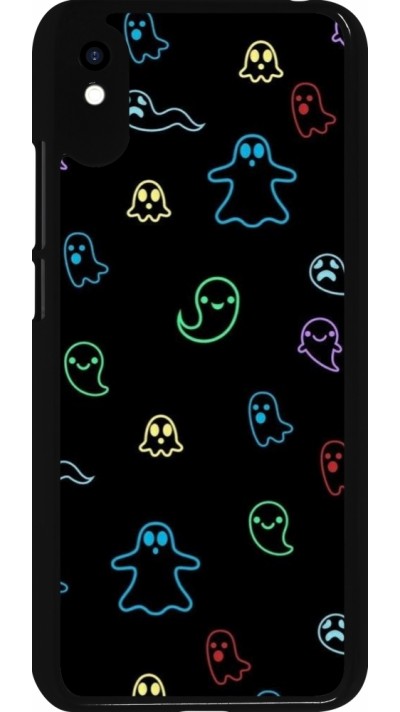 Coque Xiaomi Redmi 9A - Halloween 2024 colorful ghosts