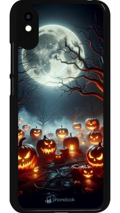 Coque Xiaomi Redmi 9A - Halloween 2024 Many Pumpkins