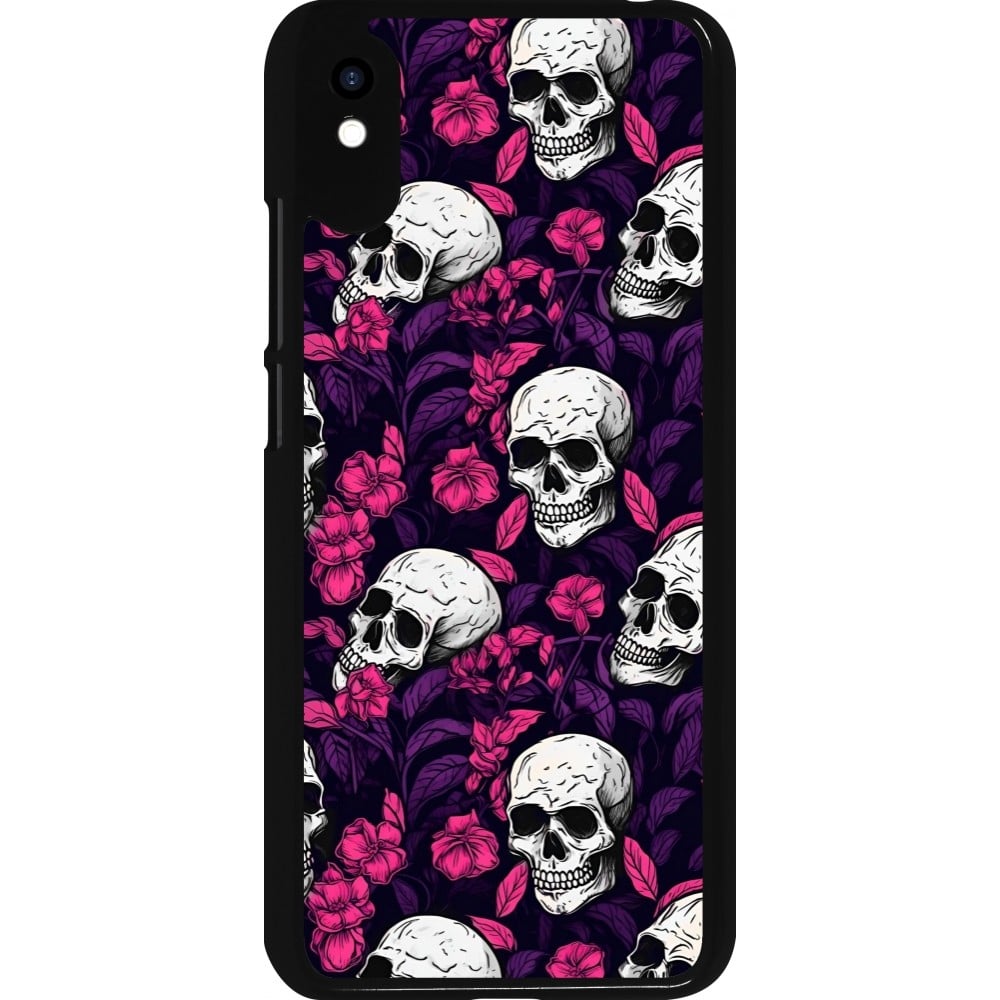 Coque Xiaomi Redmi 9A - Halloween 2024 romantic skulls