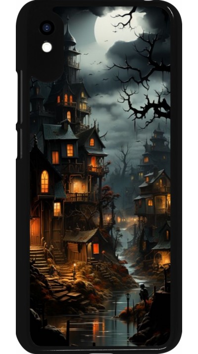 Coque Xiaomi Redmi 9A - Halloween 2024 scary town