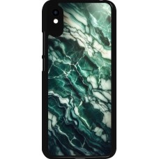 Xiaomi Redmi 9A Case Hülle - Majestätischer grüner Marmor