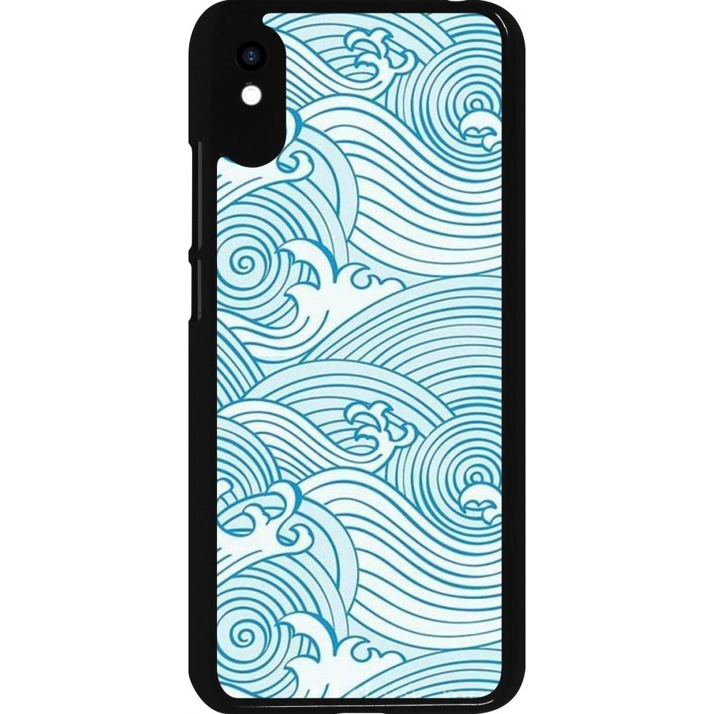 Xiaomi Redmi 9A Case Hülle - Ocean Waves