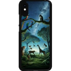 Xiaomi Redmi 9A Case Hülle - Paradies der exotischen Tiere