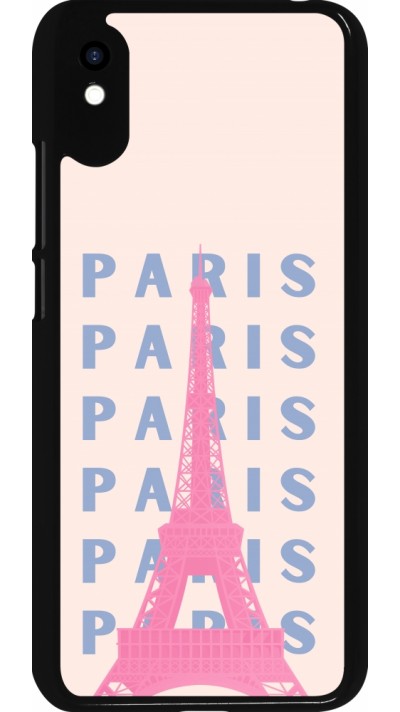 Coque Xiaomi Redmi 9A - Paris Pink Print