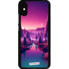 Coque Xiaomi Redmi 9A - Paysage Violet-Rose