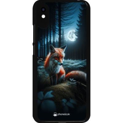 Coque Xiaomi Redmi 9A - Renard lune forêt