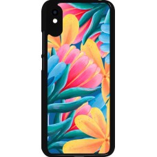 Xiaomi Redmi 9A Case Hülle - Spring 23 colorful flowers