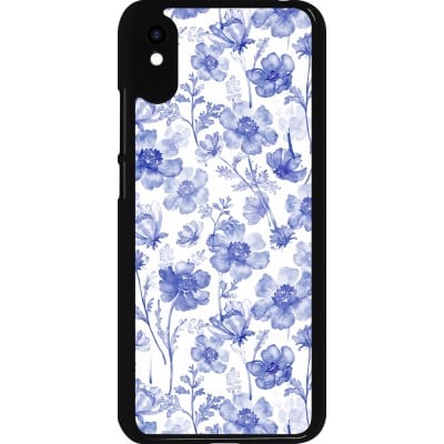 Coque Xiaomi Redmi 9A - Spring 23 watercolor blue flowers