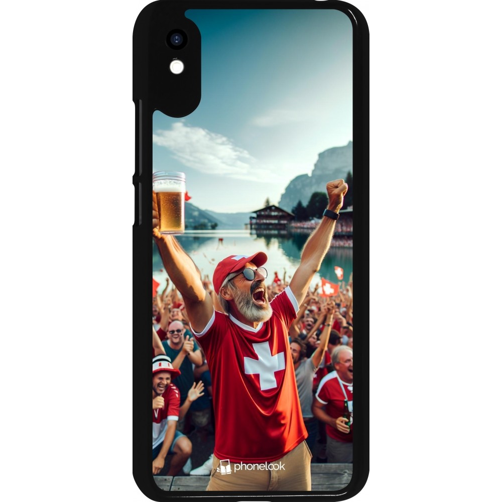 Coque Xiaomi Redmi 9A - Victoire suisse fan zone Euro 2024