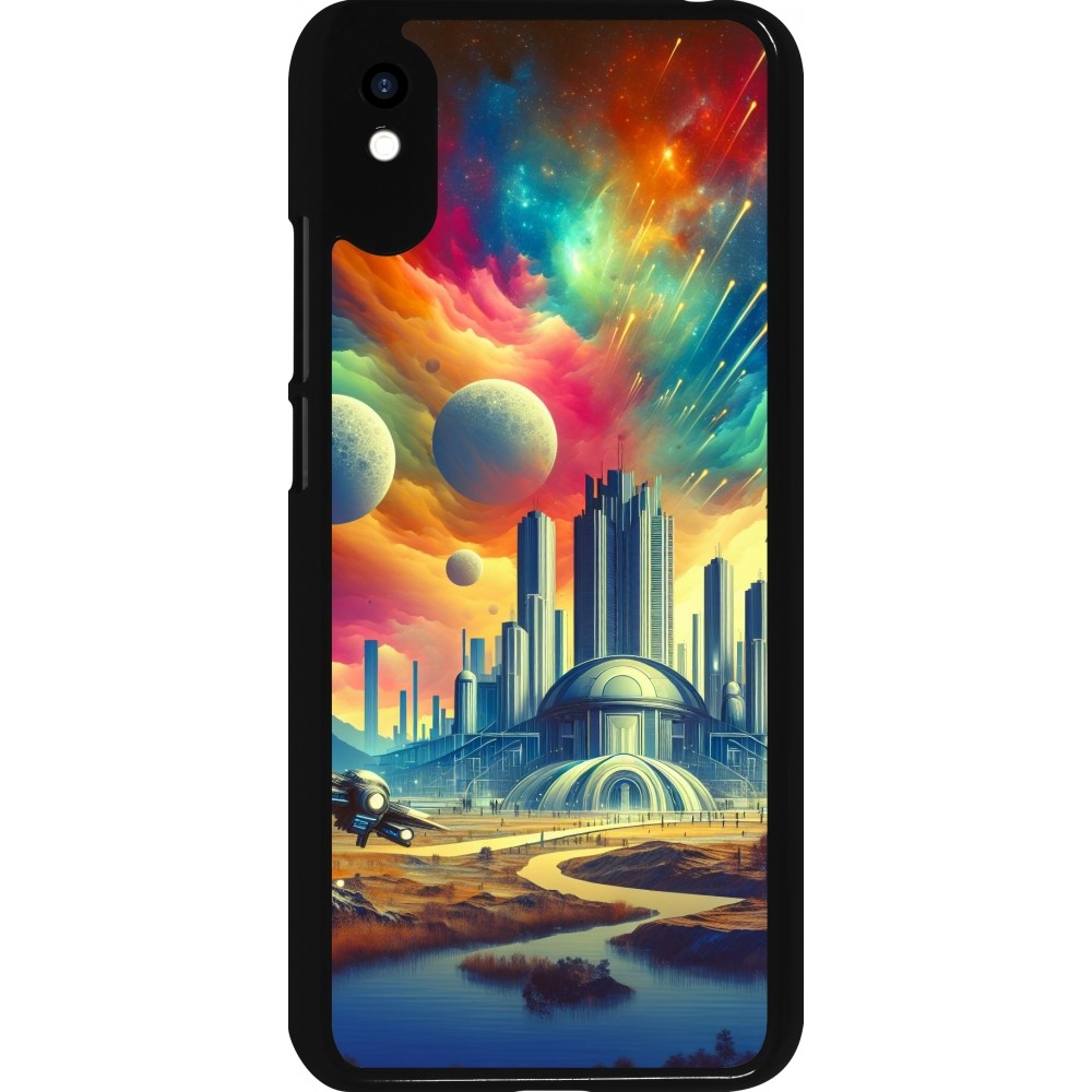 Coque Xiaomi Redmi 9A - Ville extra-dôme futuriste