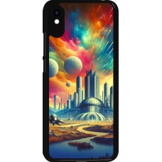 Coque Xiaomi Redmi 9A - Ville extra-dôme futuriste