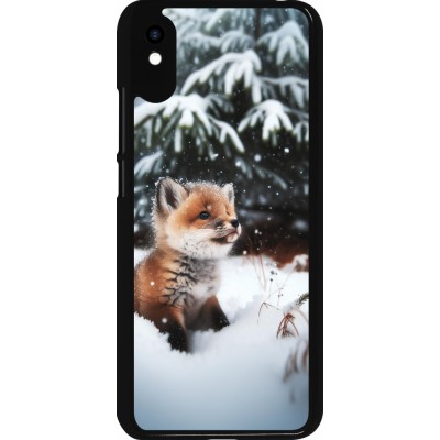 Coque Xiaomi Redmi 9A - Noël 2023 Renardeau sapin