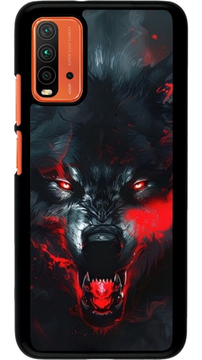 Coque Xiaomi Redmi 9T - Halloween 2024 mad werewolf